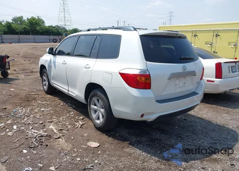 2010 Toyota Highlander Base V6 from USA, damaged, VIN 5TDBK3EHXAS024792